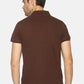 Men's Plain Brown Polo T-shirt