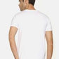 Men's solid cotton round neck T-shirt