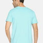 Men's solid cotton round neck T-shirt