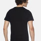 Men's solid cotton round neck T-shirt