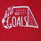 Kids Printed round neck Red t-shirt