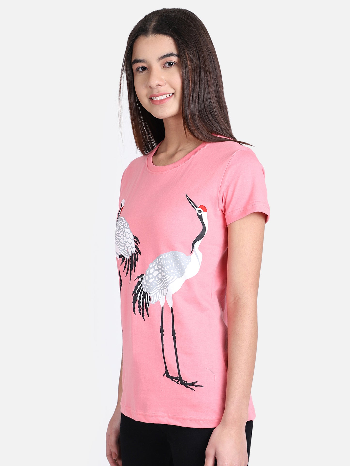 Women's Printed T-shirt (Bird)