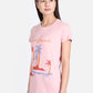 Women's Printed T-shirt (SUN SHINE)