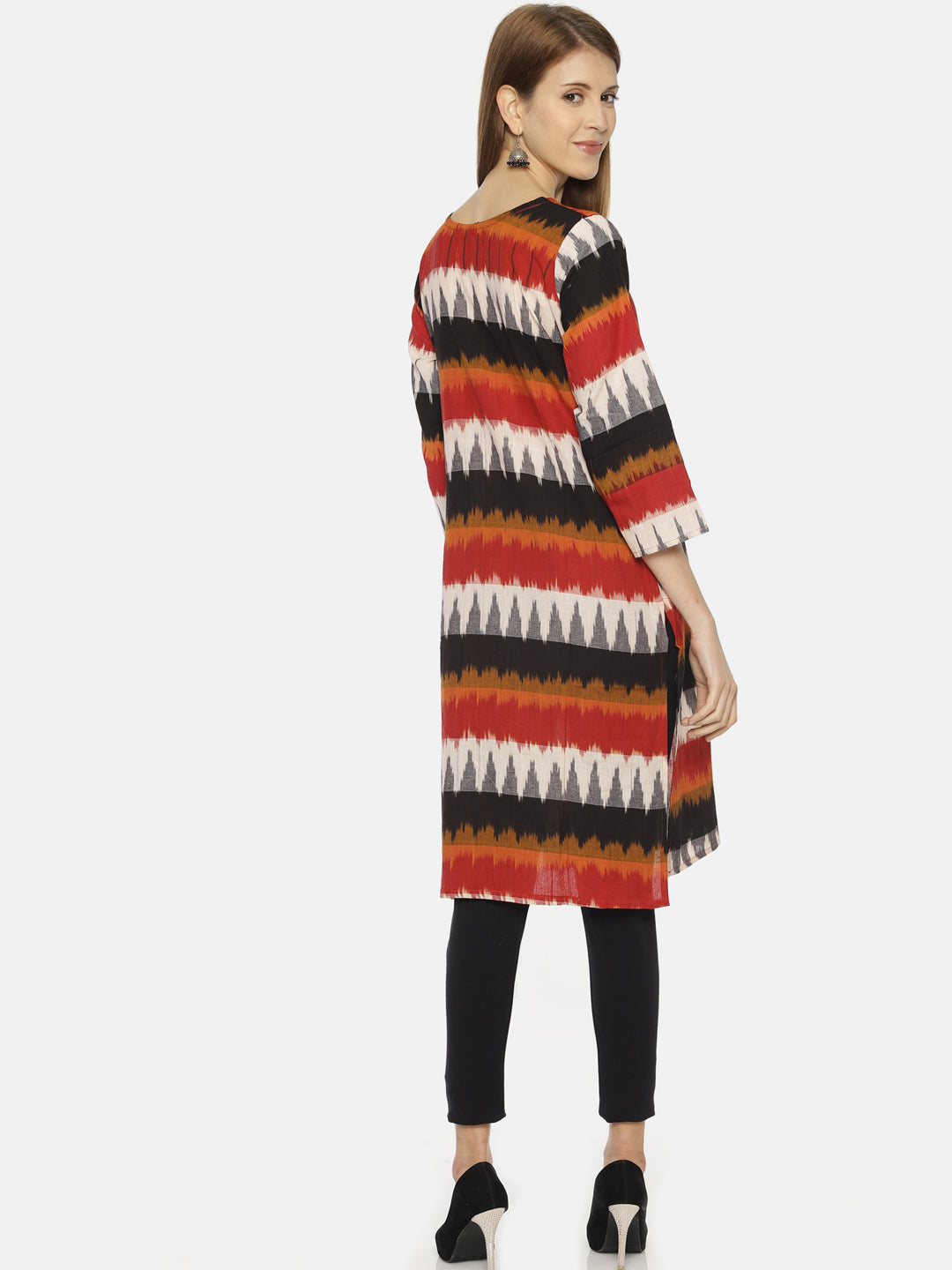 RESHA printed straight long kurta