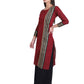 RESHA printed straight long kurta