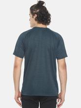 Men's solid cotton round neck T-shirt