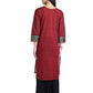 RESHA printed straight long kurta