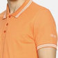 Men's Plain peach tipping Polo T-shirt