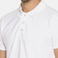 Men's Plain white Polo T-shirt