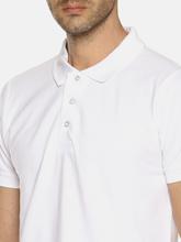 Men's Plain white Polo T-shirt