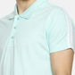 Men's Plain Seagreen tipping Polo T-shirt