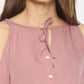 SAHORA Women mauve solid Top
