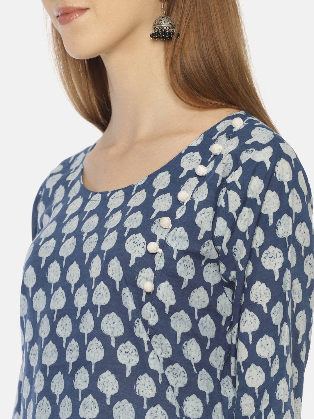 RESHA printed straight long kurta