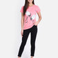 Women's Printed T-shirt (Bird)