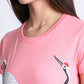 Women's Printed T-shirt (Bird)