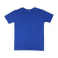 Kids Printed round neck Blue t-shirt