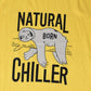 Kids Printed round neck yellow t-shirt