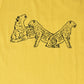 Kids Printed round neck yellow t-shirt