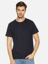 Men's Plain Navy Blue T-shirt