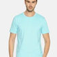 Men's solid cotton round neck T-shirt