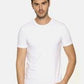 Men's solid cotton round neck T-shirt