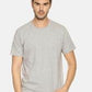 Men's Plain Grey Melagne T-shirt