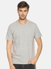 Men's Plain Grey Melagne T-shirt