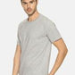 Men's Plain Grey Melagne T-shirt